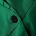 thumbnail image 6 of Blmnix Adjustable Waist Coats for Women Tie Poncho Womens Jackets Dressy Casual Y2k Jacket Coat Long Long Sleeve High-Low Green Womens Jackets Casual, 6 of 6