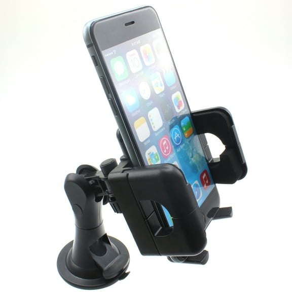 Dash Car Mount for Motorola Moto G Pure - Windshield Holder Cradle Swivel Dock Suction Stand Q6R Compatible With Motorola Moto G Pure Phone