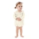 thumbnail image 1 of Niña Bebé Vestido de Manga Larga Estilo de Otoño E Invierno Sudadera Del Niño con Botón Delantero Y Cuello Redondo, Lindo Pantalones Cortos Sólidos Romper para Niños Y Niñas, Suave Bebé Manga Larga R, 1 of 6