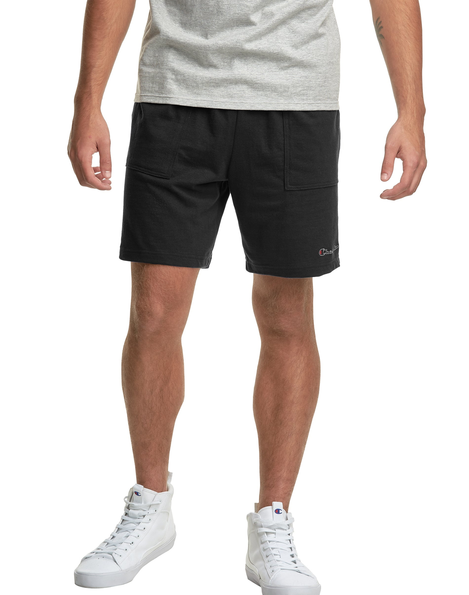 LRD Mens Performance Workout Shorts with Compression Liner 7 inch Inseam 