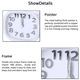 thumbnail image 3 of Reloj de escritorio pequeño y sencillo para estudiantes, funciona con pilas, ideal para viajes, oficina y cocina., 3 of 5