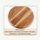 thumbnail image 3 of Moyic Placa de madera Amplia gama de usos Placa de madera rústica estilo casa de campo, ecológica y duradera Cocina y Comedor Madera 29cm, 3 of 6