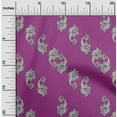 thumbnail image 2 of oneOone Cotton Poplin Purple Fabric Block Quilting Supplies Print Sewing Fabric By The Yard 42 Inch Wide-O2, 2 of 5