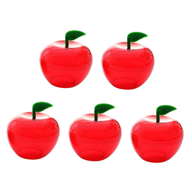 5 cajas de dulces navideños, cajas de golosinas, contenedores de manzanas, cajas de regalo, contenedores llenos de juguetes para obsequios de fiesta L