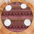thumbnail image 2 of Elastic Edge Round Table Cover Boho Floral 44 Inch Fits 38-42 Tables Durable Wipe Clean Birthday Parties Events, 2 of 7
