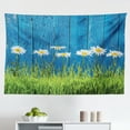 thumbnail image 1 of Flower Tapestry, Pattern of Various Vase Flowers Petunia Botanic Wild Orchid Floral Nature Art, Fabric Wall Hanging Decor for Bedroom Living Room Dorm, 2 Sizes, White Lilac Pink, by Ambesonne, 1 of 1