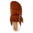 faux shearling clogs