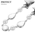 thumbnail image 3 of Shisuyan Scarf Clips Silver Alloy 2Pack 6.1X0.5X0.4In, 3 of 9