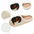 thumbnail image 4 of Womens Mens Cute Cartoon Matching Slippers Cozy Memory Foam House Shoes Cow Dog Fuzzy Bedroom Indoor Slip on, 4 of 9