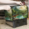 thumbnail image 7 of Sikiie Lake Forest Dinosaur Toaster Covers 2 Slice Dustproof Toaster Cover Bread Machine Cover, Dustproof Cover - 11.4" x 7.5" x 7.9", 7 of 7