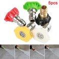 thumbnail image 2 of CAROOTU 5 Pcs Pressure Washer Spray Nozzle Tips Jet 1/4 Inch Quick Connect GPM Car Wash, 2 of 7
