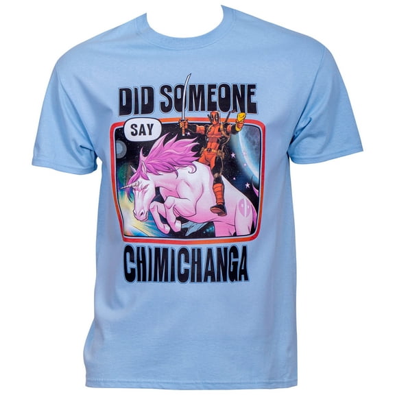 Deadpool Did Some Say Chimichanga T-Shirt-XLarge