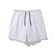 thumbnail image 4 of pstuiky Hombres bajos, Pantalones cortos casuales de moda para hombre, de color liso, con bolsillo y cintura elástica. Pantalones cortos deportivos para hombre, 4 of 8