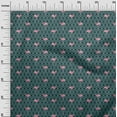thumbnail image 1 of oneOone Viscose Chiffon Fabric Geometric & Flamingo Bird Decor Fabric Printed BTY 42 Inch Wide, 1 of 4