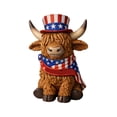 thumbnail image 3 of Independence Day Figurine - Cow Resin Figurine For Decoration, 3 of 7