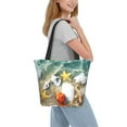 thumbnail image 2 of Honeii Seashell On The Beach Print Women Top Handle Satchel Handbags,Fashion Handbag,Messenger Tote Bag Purse for Women,Shoulder Bag Handbag for Travel, Work, 2 of 6