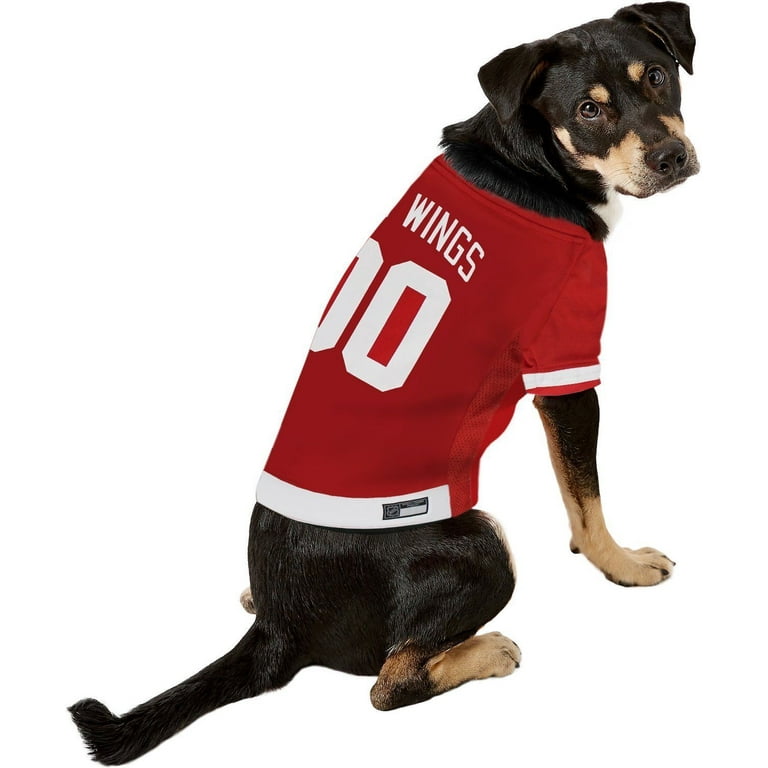 Dog Shirt Official NHL Hockey Jersey Detroit Red Wings XL Red New