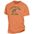 thumbnail image 2 of Men's ComfortWash Orange Florida A&M Rattlers Garment Dyed T-Shirt, 2 of 3