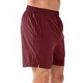 thumbnail image 2 of Pantalones cortos deportivos NORTHYARD Running para hombre, color vino, secado rápido, 5 pulgadas, 2 of 6