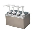 thumbnail image 4 of Sauce Pump Dispenser Salad Seasoning Sauce Pump Station Durable 1.4L Pump Container Dispensing Tool Condiment Pump Dispenser For Home Commercial Use Four head, 4 of 7