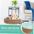 thumbnail image 5 of Lit pour Animaux en Rotin Lit en Osier pour Chat Maison de Sommeil pour Chat Lit pour Animaux Maison de Sommeil en Osier Lit pour Chien en Osier Tissé, 5 of 5