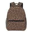 thumbnail image 1 of Disketp Brown Leopard Mochila Estampada para Hombre y Mujer – Mochila Ligera Clásica con Múltiples Bolsillos para Universidad, Trabajo y Viajes-One Size, 1 of 5