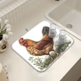 thumbnail image 7 of Ryvnso Chicken Dish Drying Mat for Kitchen Countertop 18x24 Large Dish Pad Drainer Rack Dish Sink Mats, 7 of 7