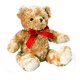 thumbnail image 1 of Keel Toys - Oso de peluche tradicional con cinta (10 pulgadas) (marrón) Keel Toys 5057520243085, 1 of 1