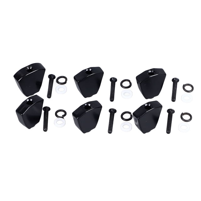 Metal Guitar Tuner Handle, 6 Pcs, Trapezoidal Design, Easy Installation, Accurate Tuning, Compatibility, For Most Guitars, Replacement Spare Tuner Peg