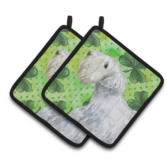 Caroline's Treasures Sealyham Terrier St Patrick's Pair of Pot Holders