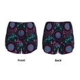 thumbnail image 5 of Lsque Dreamcatcher With Feathers Printed Women's Running Shorts with Liner Pockets,Elastic Quick Dry Workout Athletic Gym Yoga Shorts,Womens High Waist Shorts-, 5 of 9