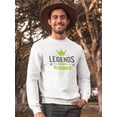 thumbnail image 2 of Legends Born In November Crown Sweatshirt Men -Image by Shutterstock, Male Large, 2 of 4