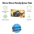 thumbnail image 2 of Modern Off-Road Truck Art Metal Novelty License Plate, 2 of 7