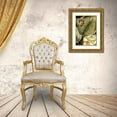 thumbnail image 3 of Vision Studio 11x14 Gold Ornate Wood Framed with Double Matting Museum Art Print Titled - Tranquil Tropical Leaves I, 3 of 4