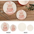 thumbnail image 3 of SKYSONIC Bunny Gnome Cute Pot Holders Trivets, 2 Pcs Heat Resistant Trivets,Pink Easter Egg Cotton Thread Weave Mats for Hot Pads Pans Pot Bowl Teapot for Kitchen Decor, 3 of 7