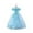 Sky Blue, variant on LWavelet Princess Costumes Birthday Party Halloween Costume Cosplay Dress up for Little Girls