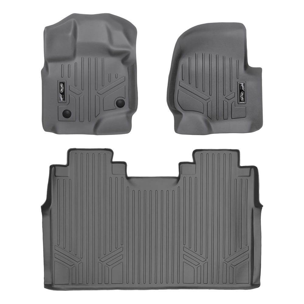 Smartliner Custom Floor Mats Liner Set Grey for 20152019 F150 Crew