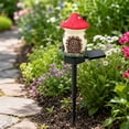 thumbnail image 3 of Solar Garden Fairy House Stake Lights Outdoor Decorative Resin Cottage with Solar Panel for Patio Pathway and Fall Halloween Yard Decor Supplies, 3 of 5