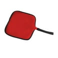 thumbnail image 3 of Estuche de viaje para ratón, alfombrilla para ratón, bolsa con cremallera y correa de mano, anticaídas, ahorra espacio Rojo, 3 of 9