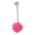 thumbnail image 4 of Belly Button Ring with Koosh Ball Flexible Maternity, 4 of 5