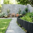 thumbnail image 6 of 12 Panel Decorative Garden Fence, Black Landscape Border Edging for Flower Beds Lawns, Plastic Yard Fencing with Interlocking Design, Outdoor Plant Protection Barrier, Easy Install Garden Border, 6 of 6