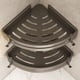 thumbnail image 1 of Estante de almacenamiento para inodoro, espacio sin perforaciones, aluminio, pistola, gris, lavabo, inodoro, almacenamiento montado en la pared, inodoro, baño, triángulo, 1 of 5