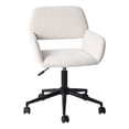 thumbnail image 1 of Homycasa Beige Home Office Chair with Wheels Adjustable Metal Swivel Task Chair, 1 of 7