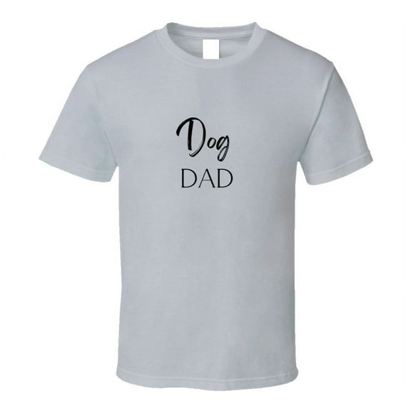 Proud Dog Dad T-Shirt - Silver Mens Tee for the Ultimate Pet Lover