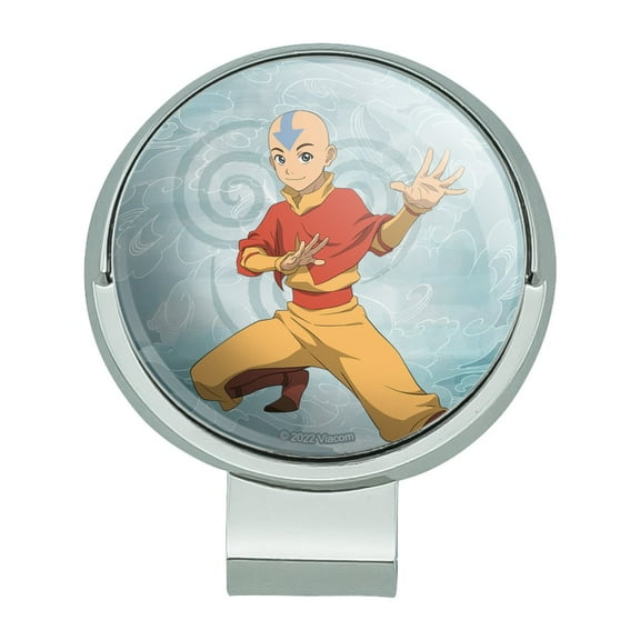 Avatar the Last Airbender Aang Golf Hat Clip With Magnetic Ball Marker