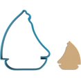 thumbnail image 1 of Sail Boat Outline - Cookie Cutter/Sugar Cookie/Fondant/Clay (0261) (3 Inch), 1 of 2