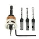 thumbnail image 1 of GOOHOCHY 6 PCS Taladro de carpintería Juego de profundidad ajustable Detenga de madera Herramientas de carpintería de madera Brocas de taladro para la instalación de bricolaje, 1 of 7