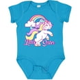 thumbnail image 3 of Inktastic Little Sister Unicorn Girls Baby Bodysuit, 3 of 5