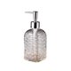 thumbnail image 2 of Dispensador de jabón de vidrio Wave Texture, botella de bomba para baño y cocina, jabón de manos, champú y gel de ducha, 2 of 6