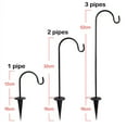 thumbnail image 4 of Clearance! Dusknt Household Hooks for Hooks Bird Feeder Garden Stake Stand Hook Home Decor, 1Pc Garden Hook, 4 of 10